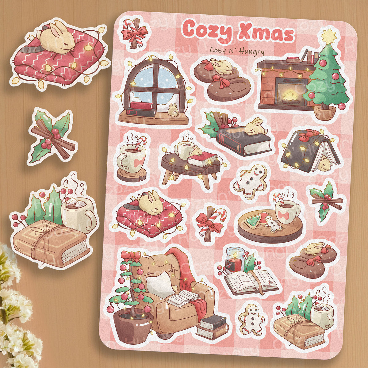 Cozy X-mas Sticker Sheet