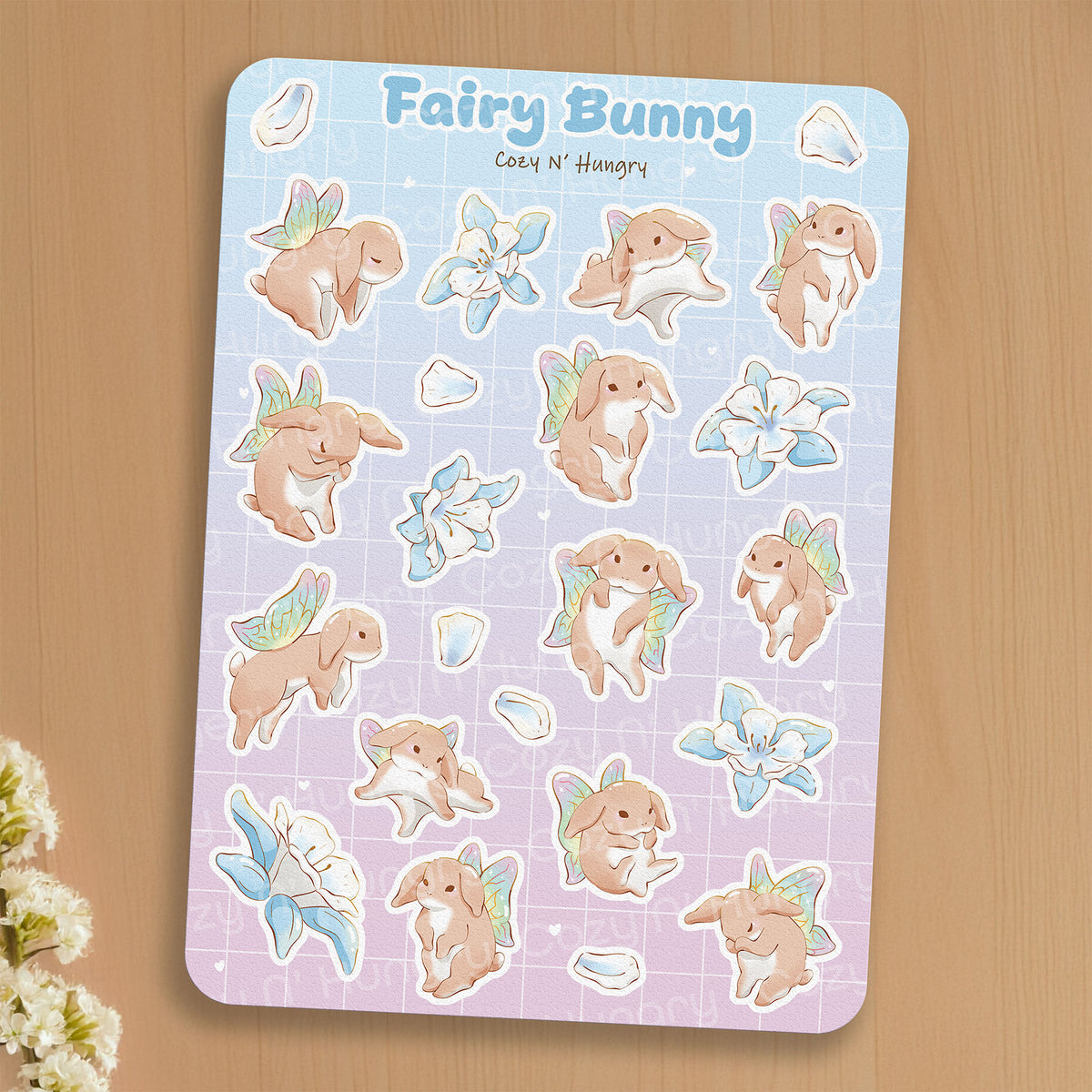 Fairy Bunny Sticker Sheet