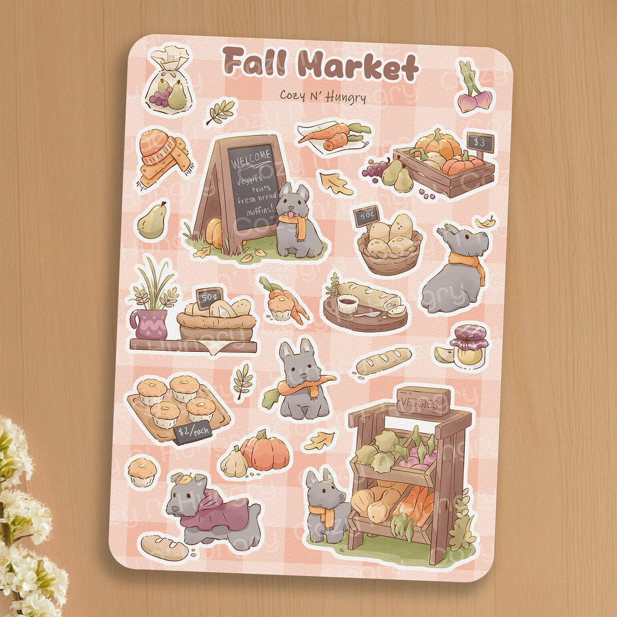 Fall Market Sticker Sheet