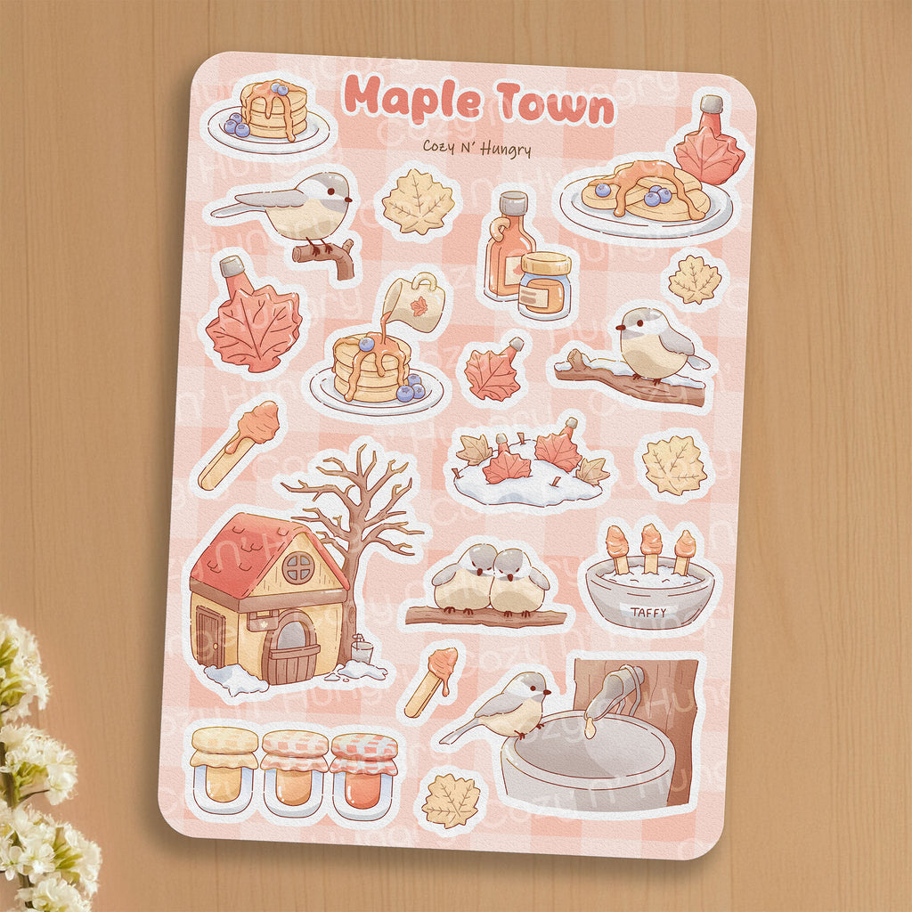Maple Town Sticker Sheet
