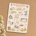 Cozy Gamer Sticker Sheet