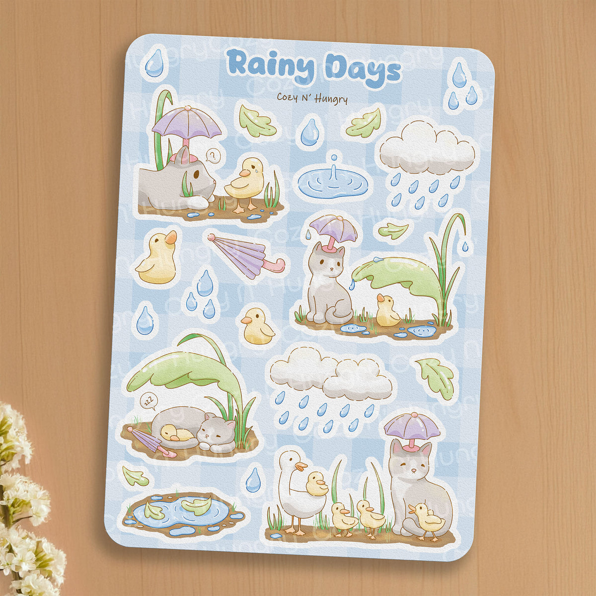 Rainy Days Sticker Sheet