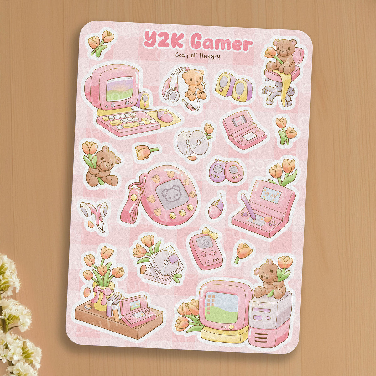 Y2K Gamer Sticker Sheet