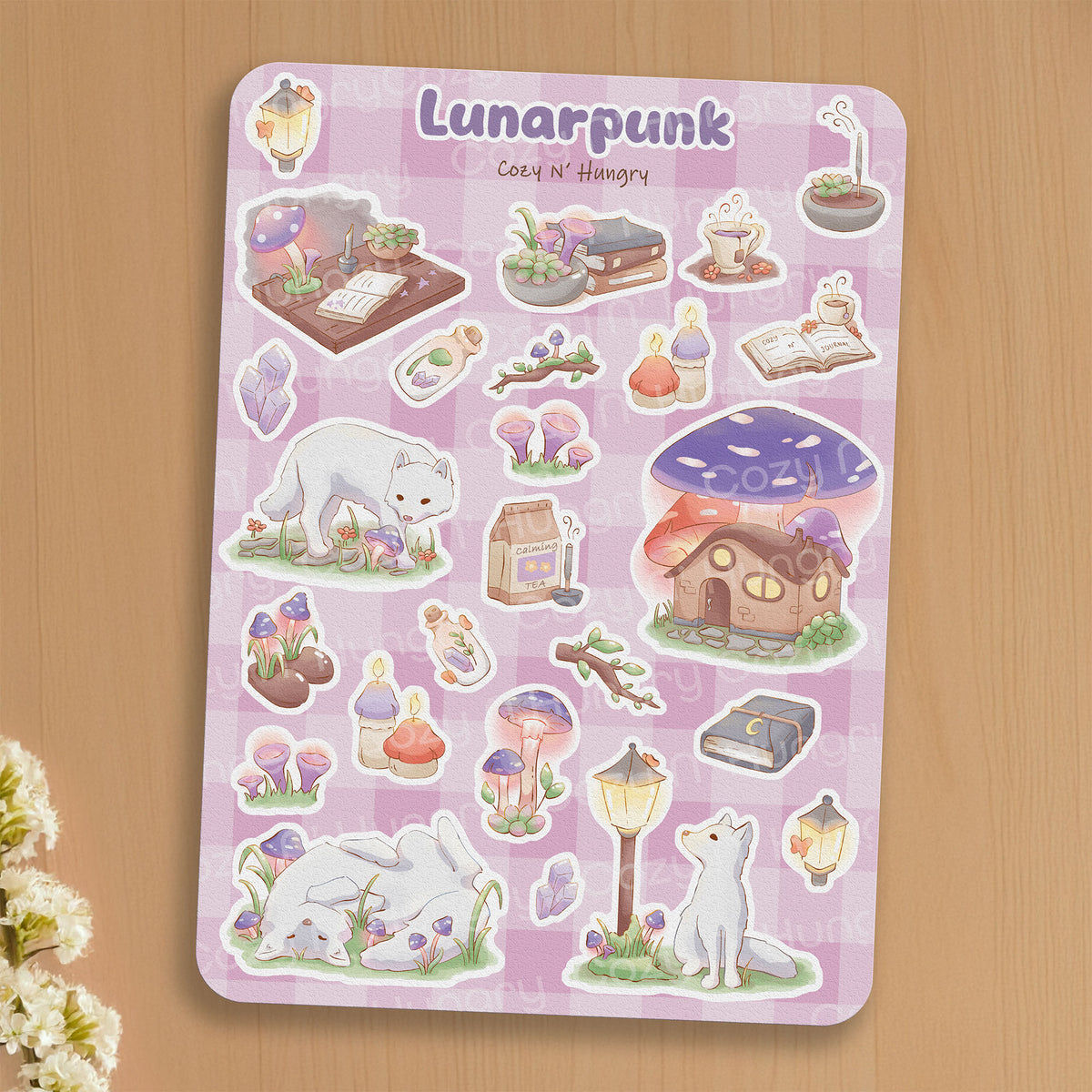 Lunarpunk Sticker Sheet